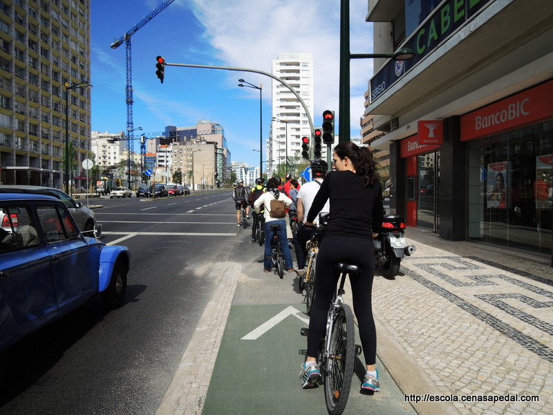 passeios de bicicleta mais inclusivos, Cais do Sodré - Parque das Nações