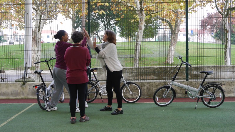 aulas de bicicleta mulheres